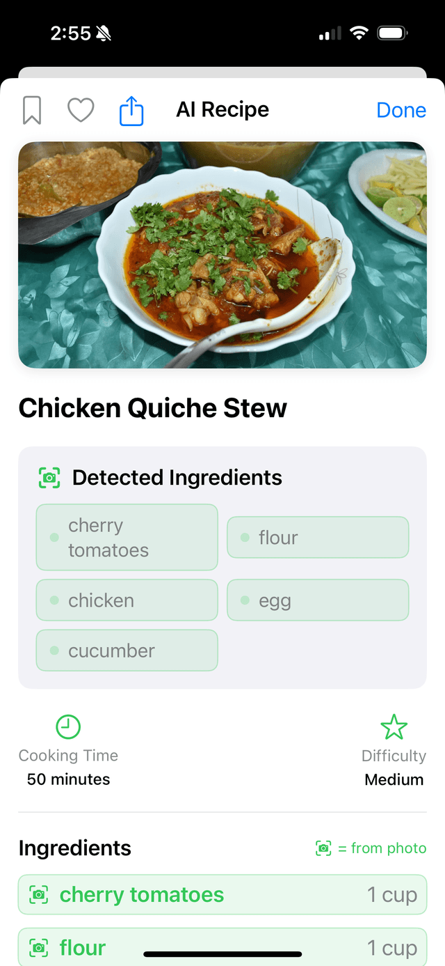 CookLens Recipe Result